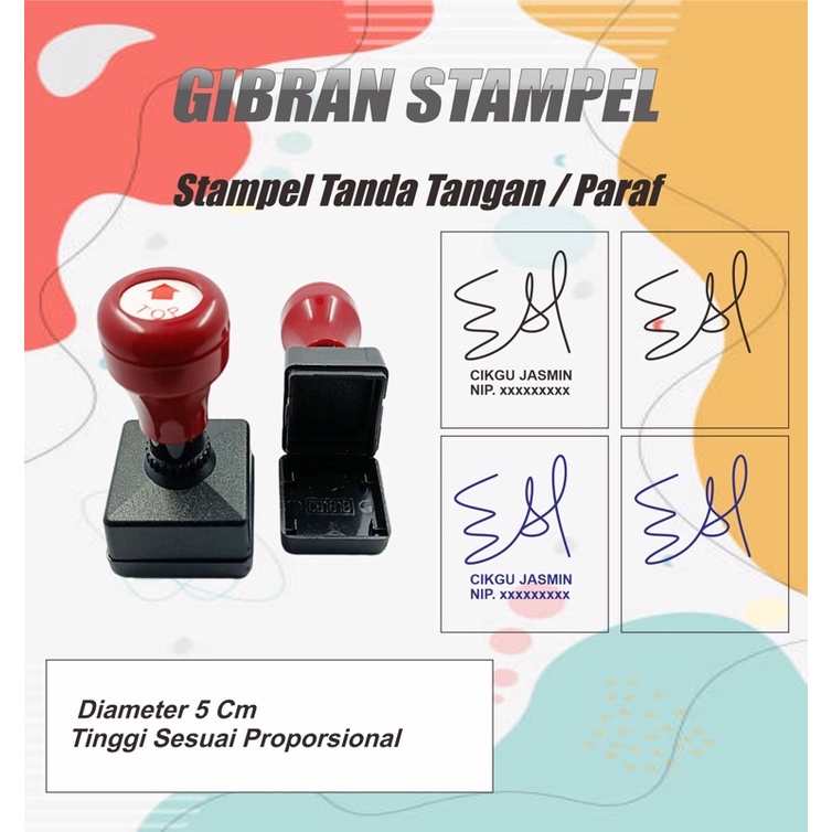 Jual Stempel Tanda Tangan Otomatis Stempel Paraf Otomatis Stempel