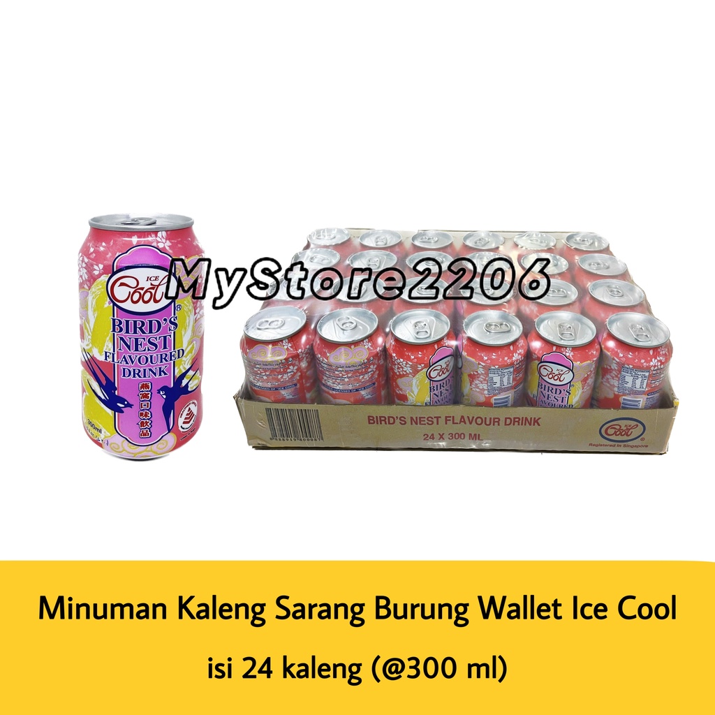 Jual Minuman Kaleng Rasa Sarang Burung Walet Merek Ice Cool Bird S