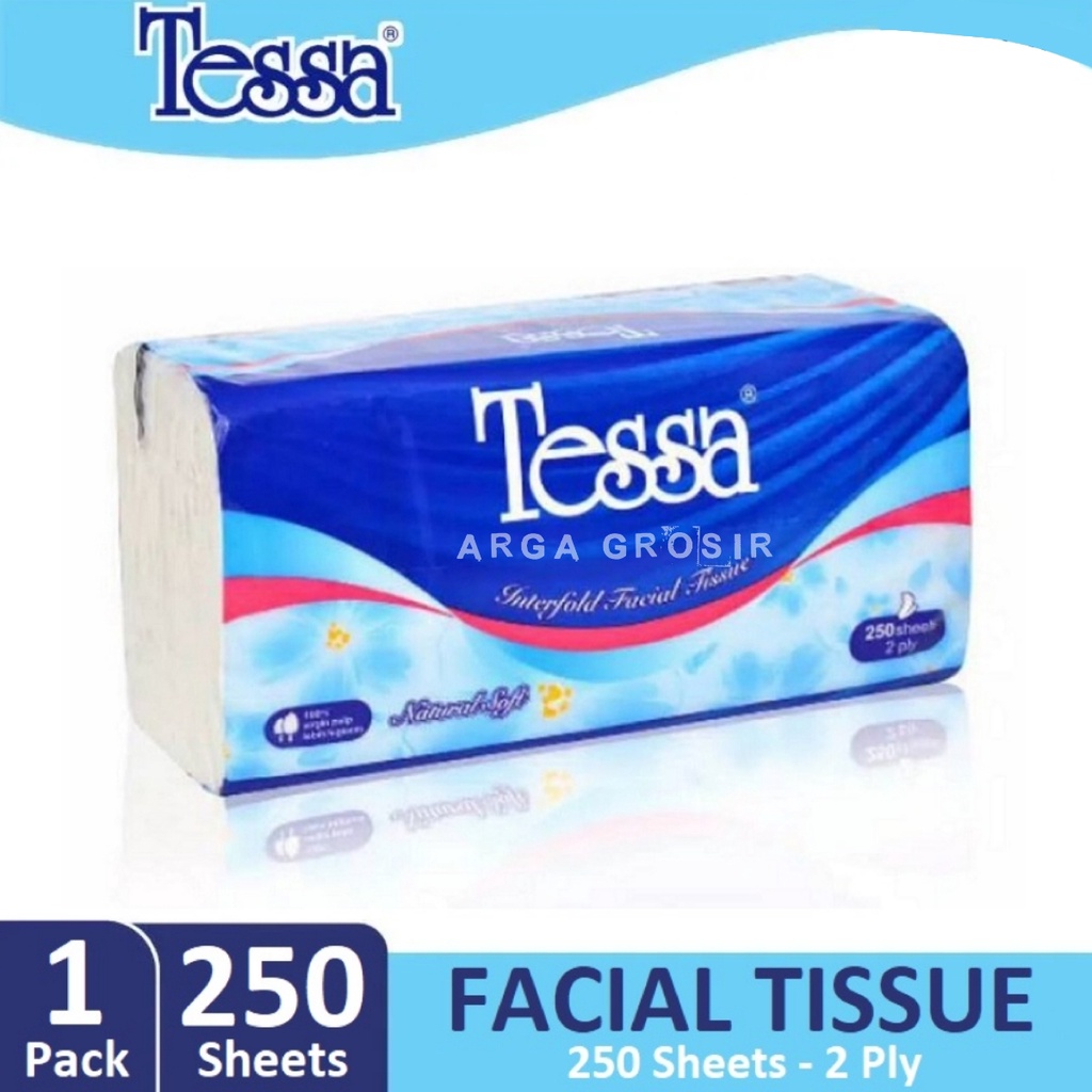 Jual Tessa Natural Soft Facial Tissue Sheets Ply Tisu Tisue