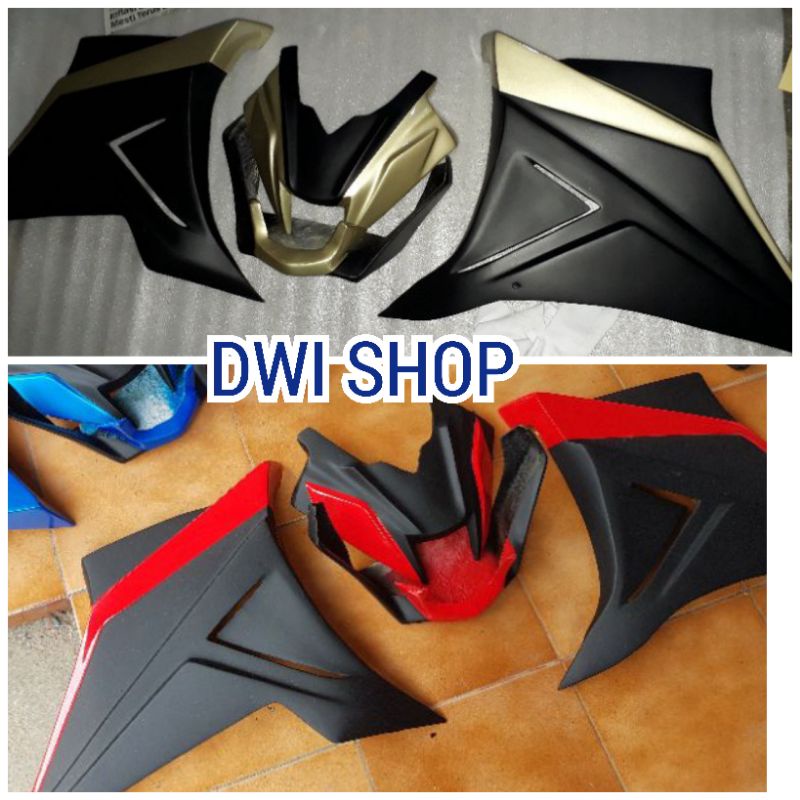 Jual Half Fairing Sayap Suzuki Gsx S150 Paket Topeng Cover Lampu