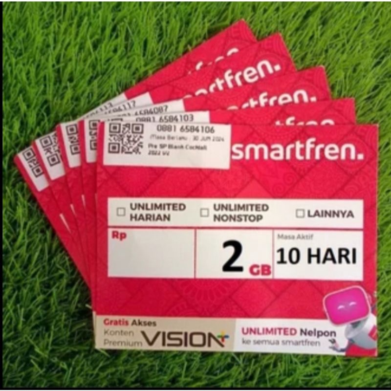 Jual KARTU PERDANA SMARTFREN 2GB NASIONAL SEGEL 2024 Shopee Indonesia