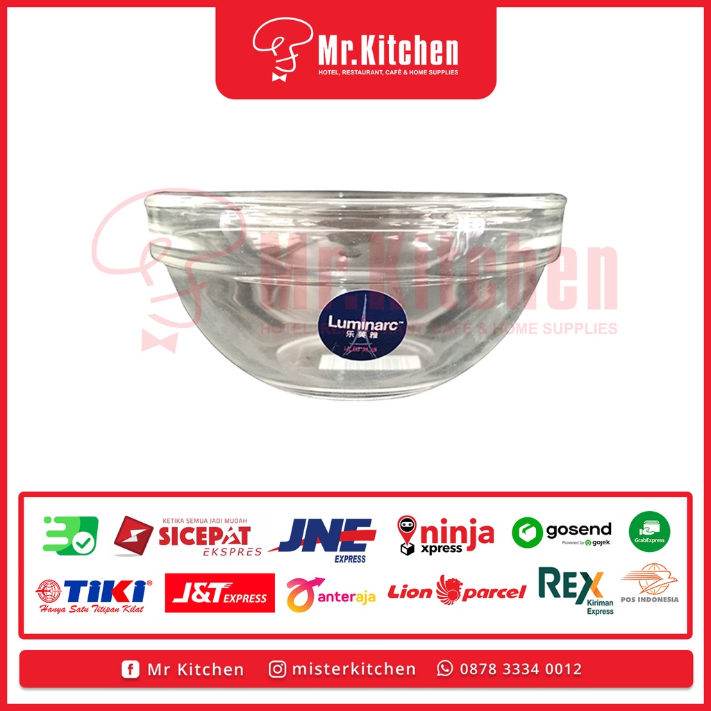 Jual Luminarc Mangkok Kaca Empilable Bowl 12cm Shopee Indonesia