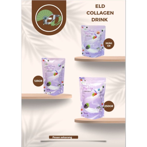 Jual ELD COLLAGEN DRINK Raspberry DNA Salmon Collagen Raspberry Plus