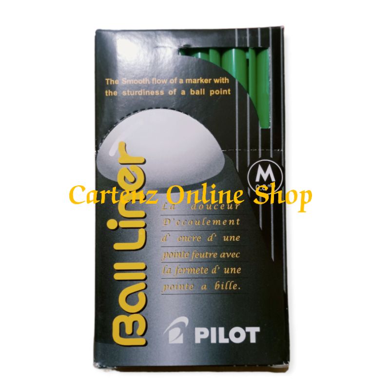 Jual 1PACK Pulpen Pilot Balliner BL 5M 0 8mm Permanen Isi 12 Pcs