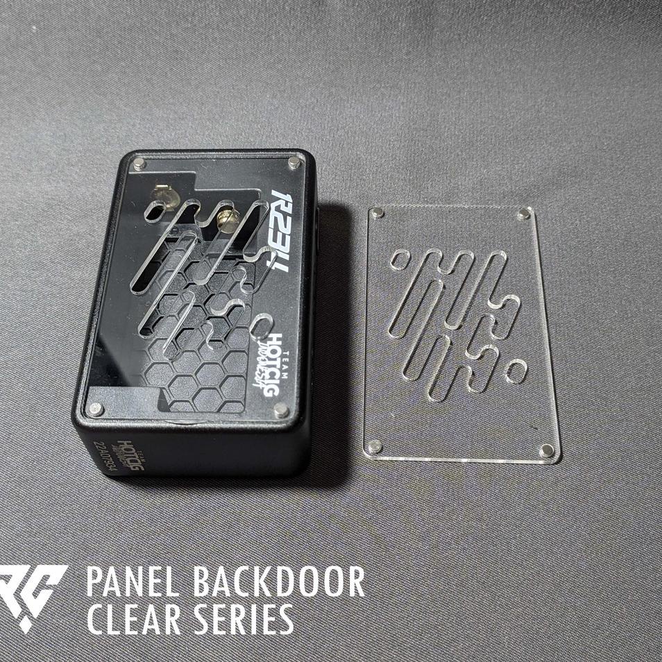 Jual Harga Spesial R234 PANEL BACKDOOR CLEAR SERIES MOTIF LOGO BARU