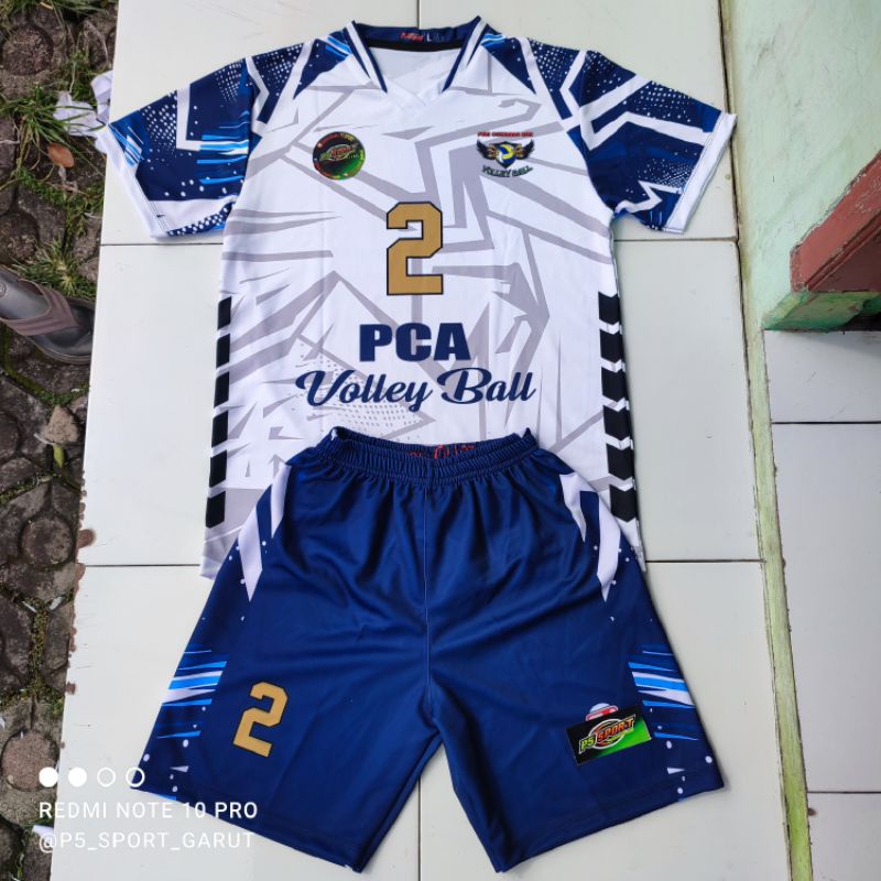 Jual JERSEY VOLI NAVY WHITE Shopee Indonesia