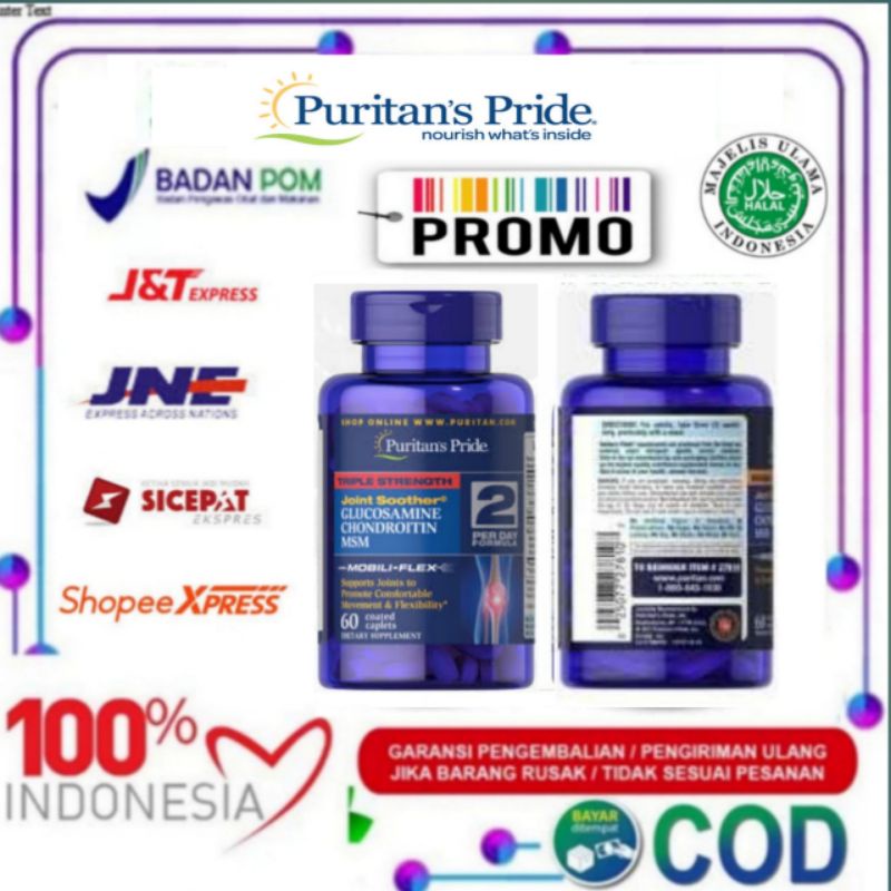 Jual Puritan S Pride Untuk Obat Pengapuran Tulang Pelumas Sendi Kaki