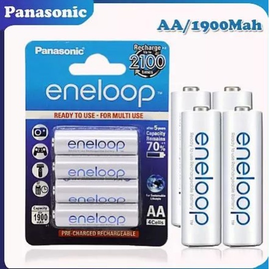 Jual Panasonic Eneloop V Aa Baterai Isi Ulang X Putih Mah