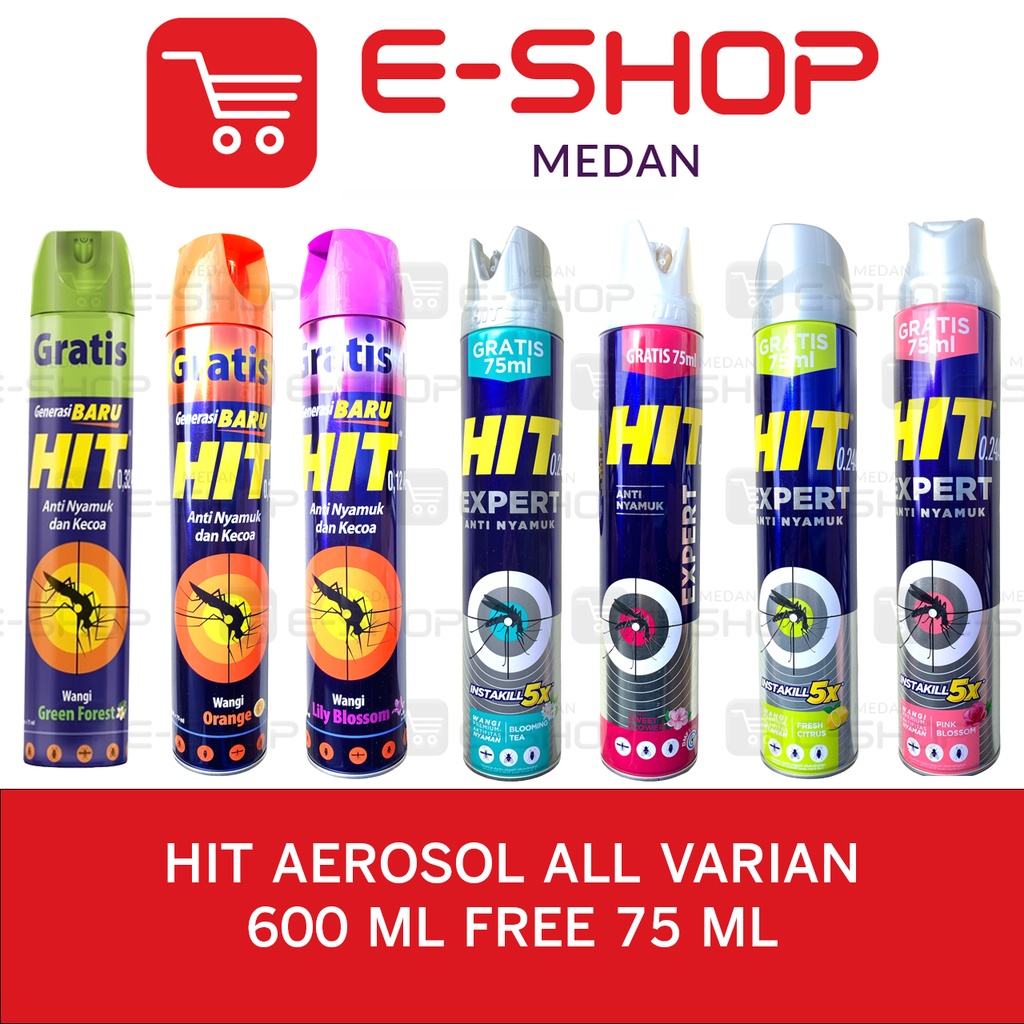 Jual Hit Aerosol Ml Obat Nyamuk Serangga Semprot Anti Nyamuk Dan