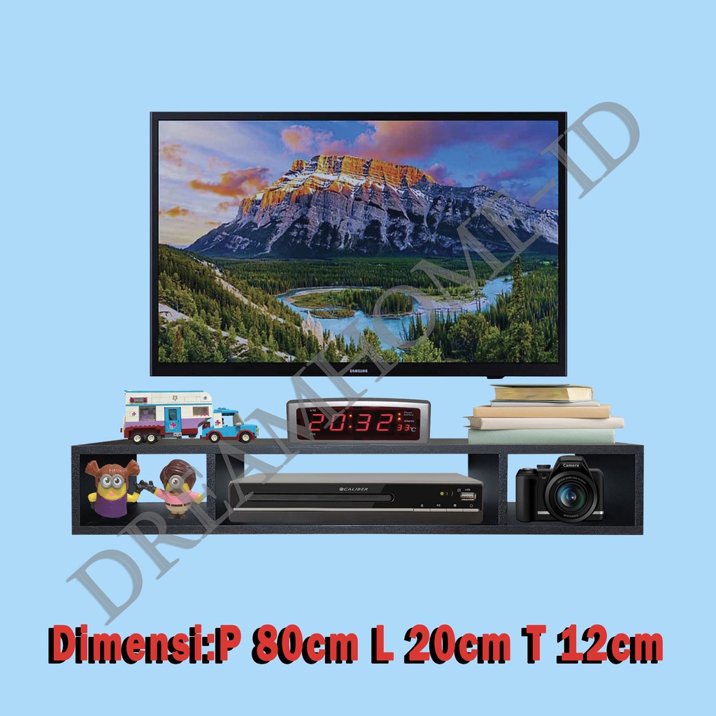 Jual Rak Ambalan Dinding Minimalis AD13 Rak Tv Gantung Rak