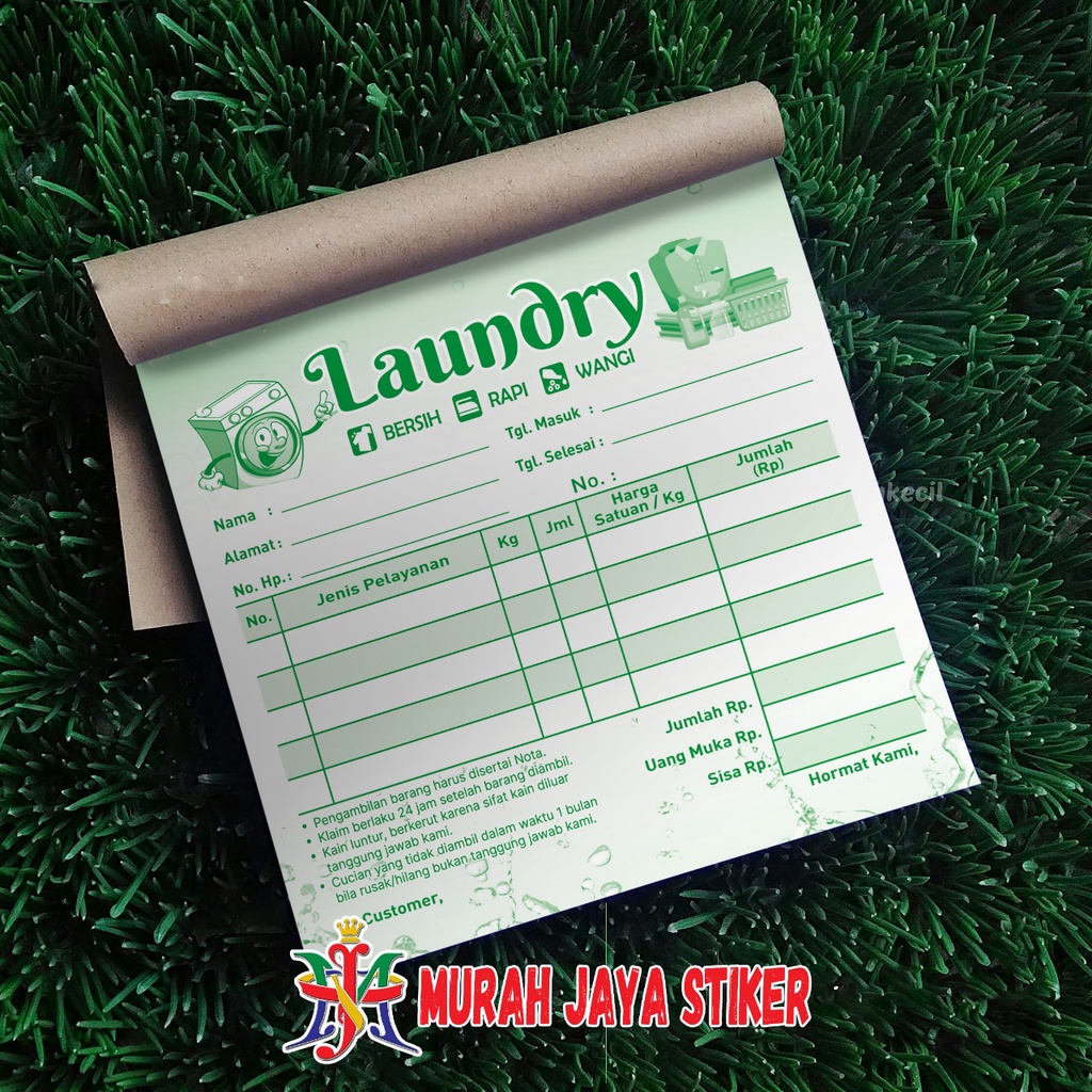 Jual Nota Laundry Ply Isi Lembar Shopee Indonesia