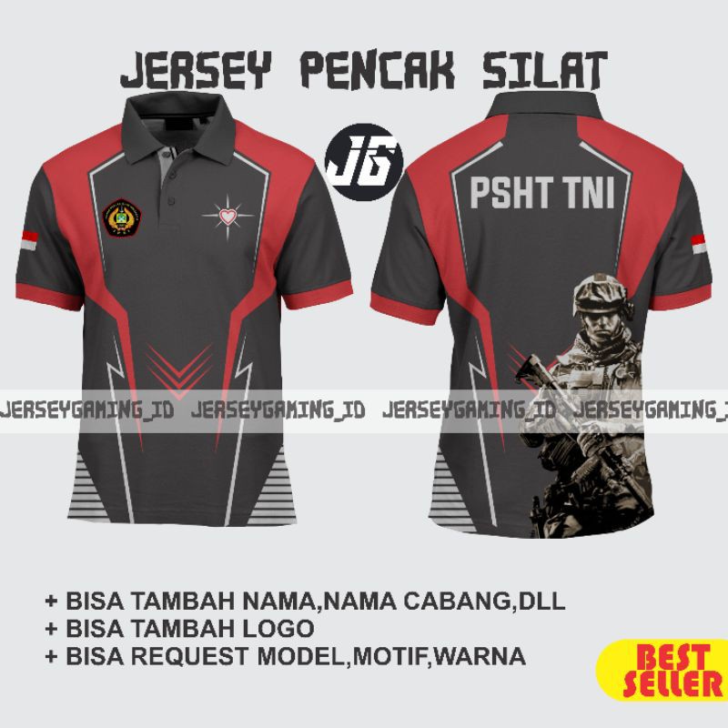 Jual JERSEY PENCAK SILAT PESILAT IPSI CUSTOM DESAIN Shopee Indonesia