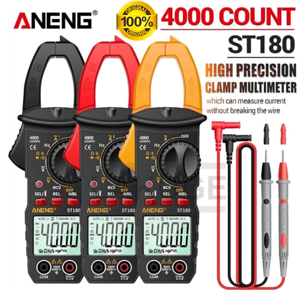 Jual ANENG ST180 Digital Clamp Multimeter Tang Ampere Voltage Tester