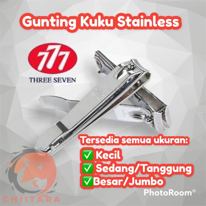 Jual Gunting Kuku Stainless Merk Ukuran Jumbo Tanggung Kecil All