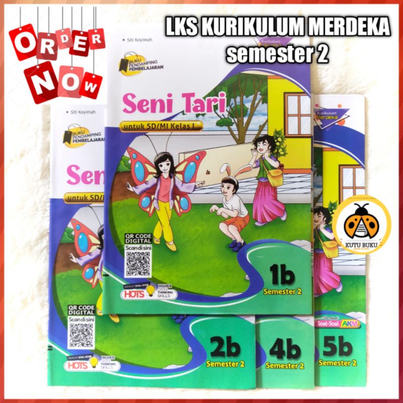 Jual LKS Cemara Seni Tari Kelas 1 2 4 5 SD MI Semester 2 Kurikulum