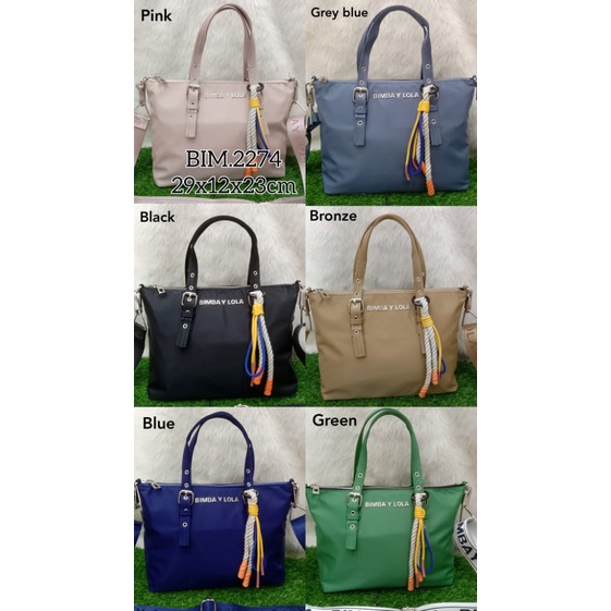 Jual Tas Wanita Blmba Binba Parasut Totebag Tote Bag Nylon Nilon