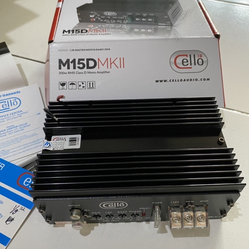 Jual Monoblok Amplifier Cello M D Mkii M Dmk Shopee Indonesia