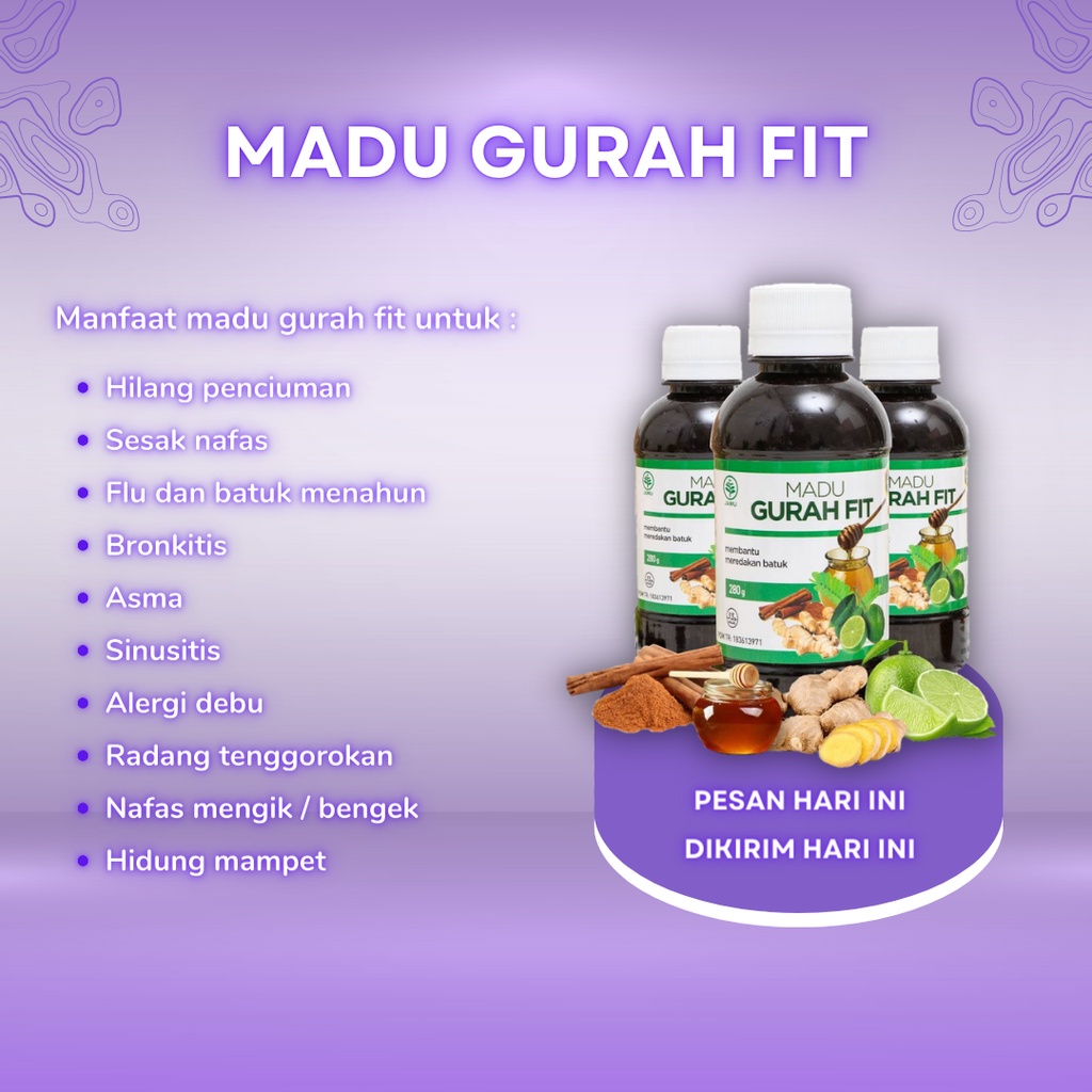 Jual Madu Gurahfit Mengatasi Bronkitis Sinusitis Radang Tenggorokan