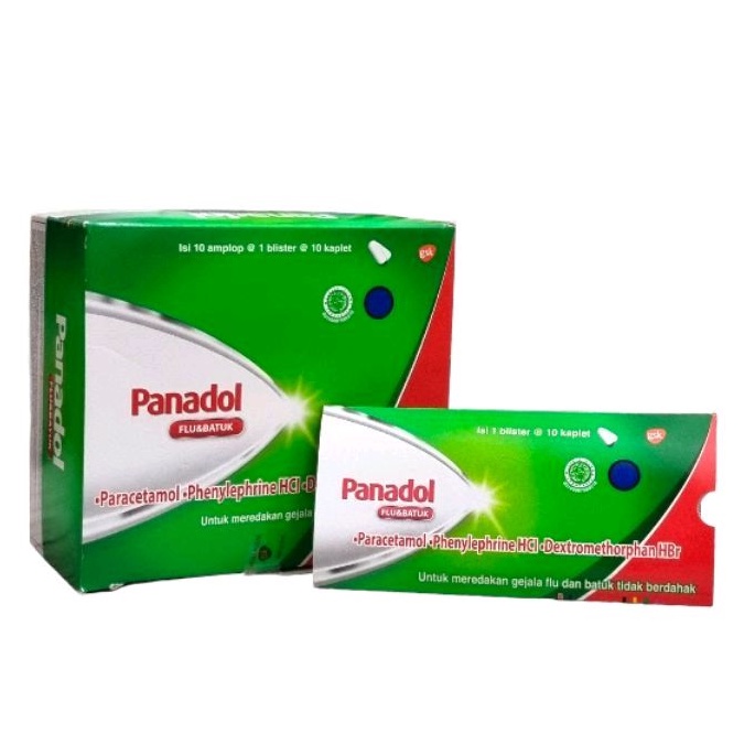 Jual Panadol Flu Batuk Per Strip Kaplet Shopee Indonesia