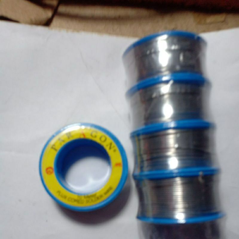 Jual Timah Solder Paragon Rol Kecil Dan Besar 60 40 0 8mm10 Meter