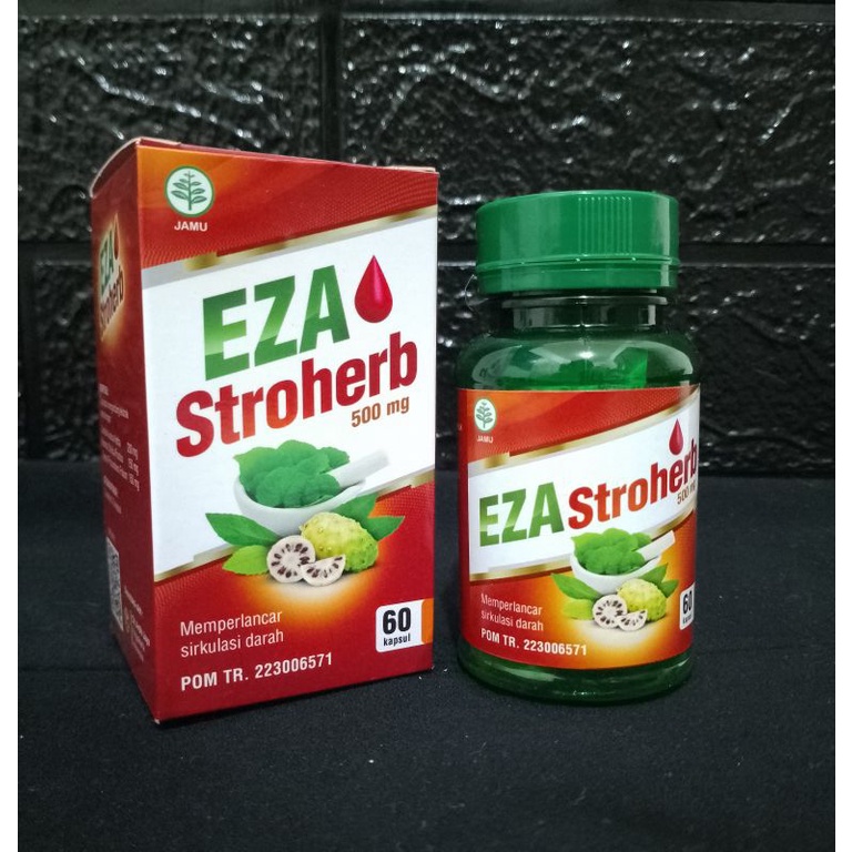 Jual Herbal Eza Strobherb Isi Kapsul Obat Stroke Mencegah Stroke