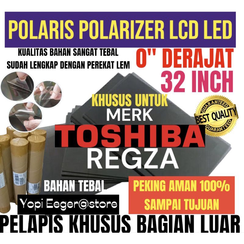 Jual Polaris Polarizer Lcd Led Toshiba Inch Derajat Pelapis