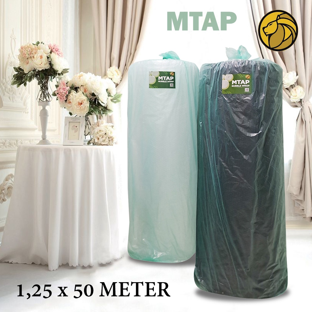 Jual Roll Bubble Wrap Mtap X Meter Bening Hitam Putih