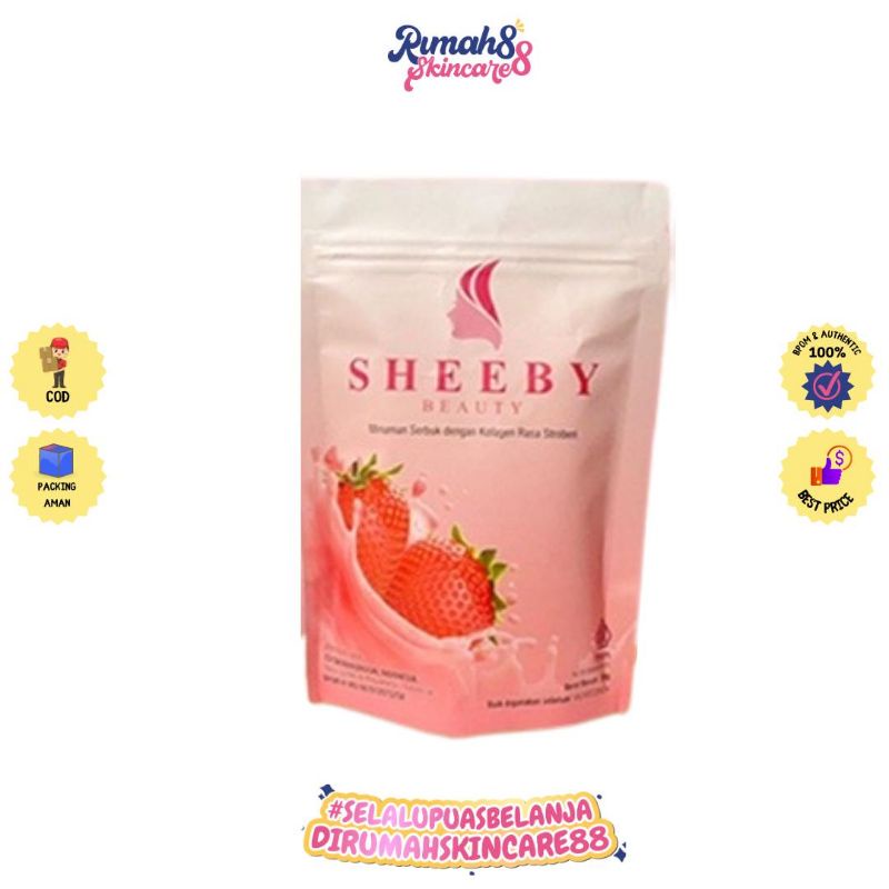 Jual Sheeby Beauty Minuman Collagen Rasa Strawberry 50gr Shopee