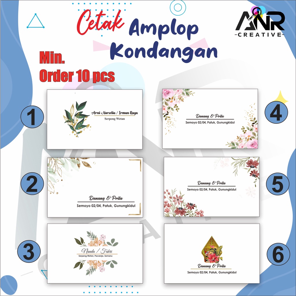 Jual Cetak Amplop Kondangan Amplop Nyumbang Cetak Amplop Sumbangan