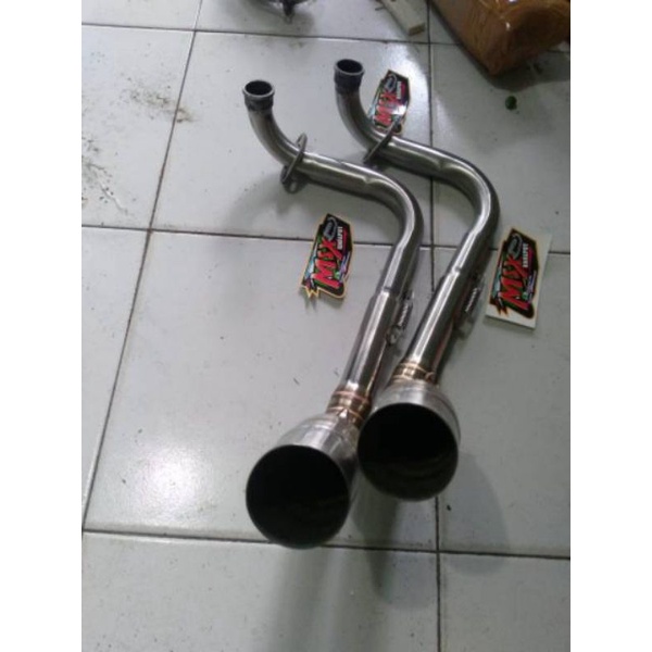 Jual Pipa Leher Knalpot Vario 150 Atau 125 Lewat Samping Kaya Standar