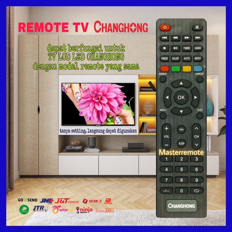 Jual Remot Remote Tv Changhong Lcd Led Tipis Shopee Indonesia