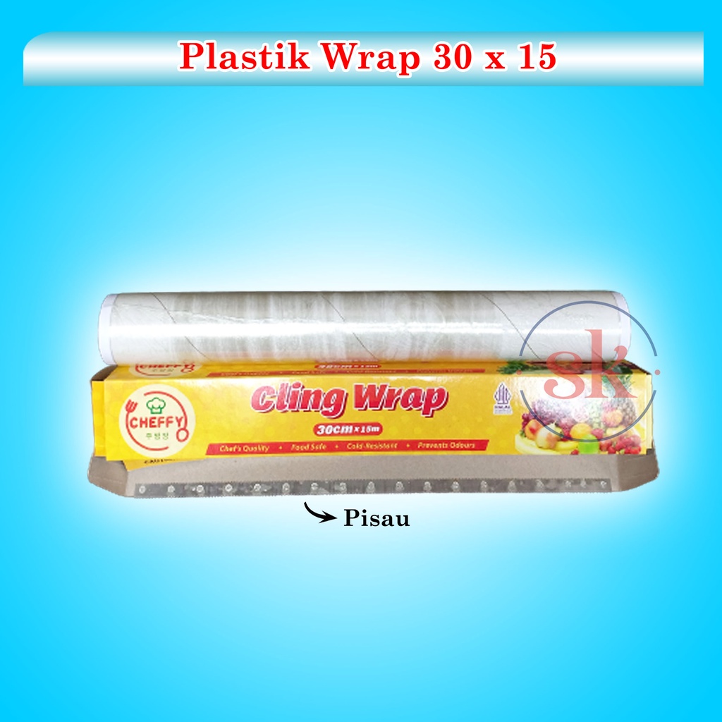 Jual Plastik Wrapping Roll Cheffy Ukuran Cm X M Shopee Indonesia