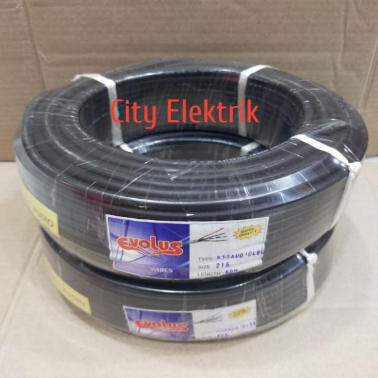 Jual Kabel Listrik Serabut Tebal Hyo Evolus 2X1 5 Meteran Shopee