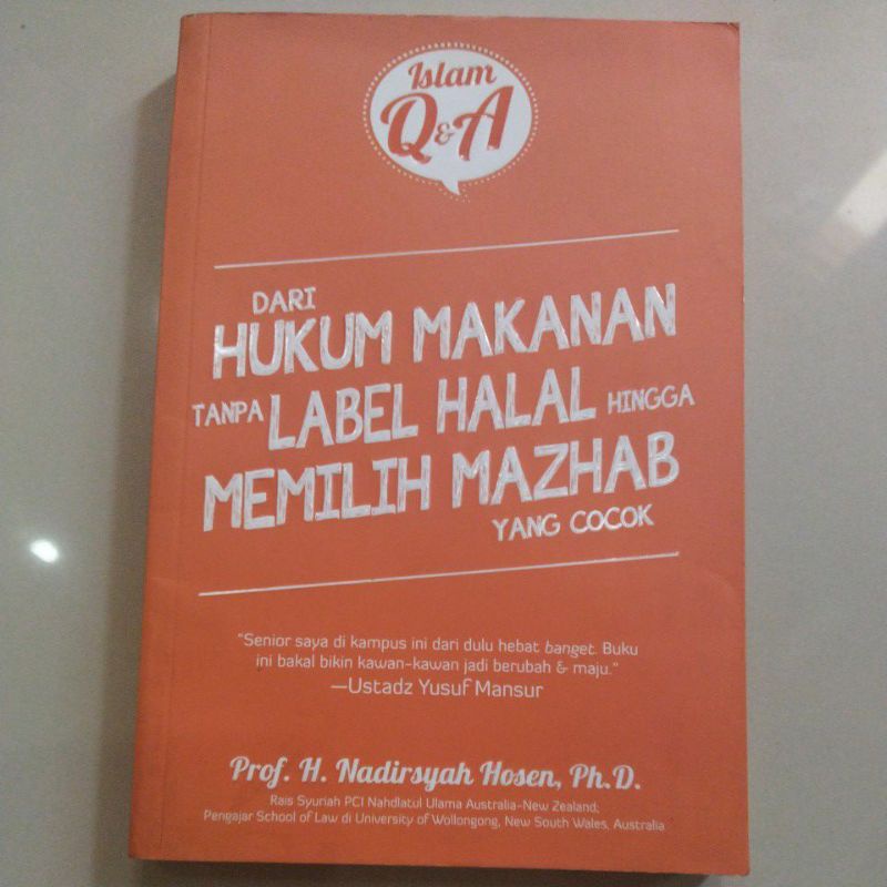 Jual Dari Hukum Makanan Tanpa Label Halal Hingga Memilih Mazhab Yang