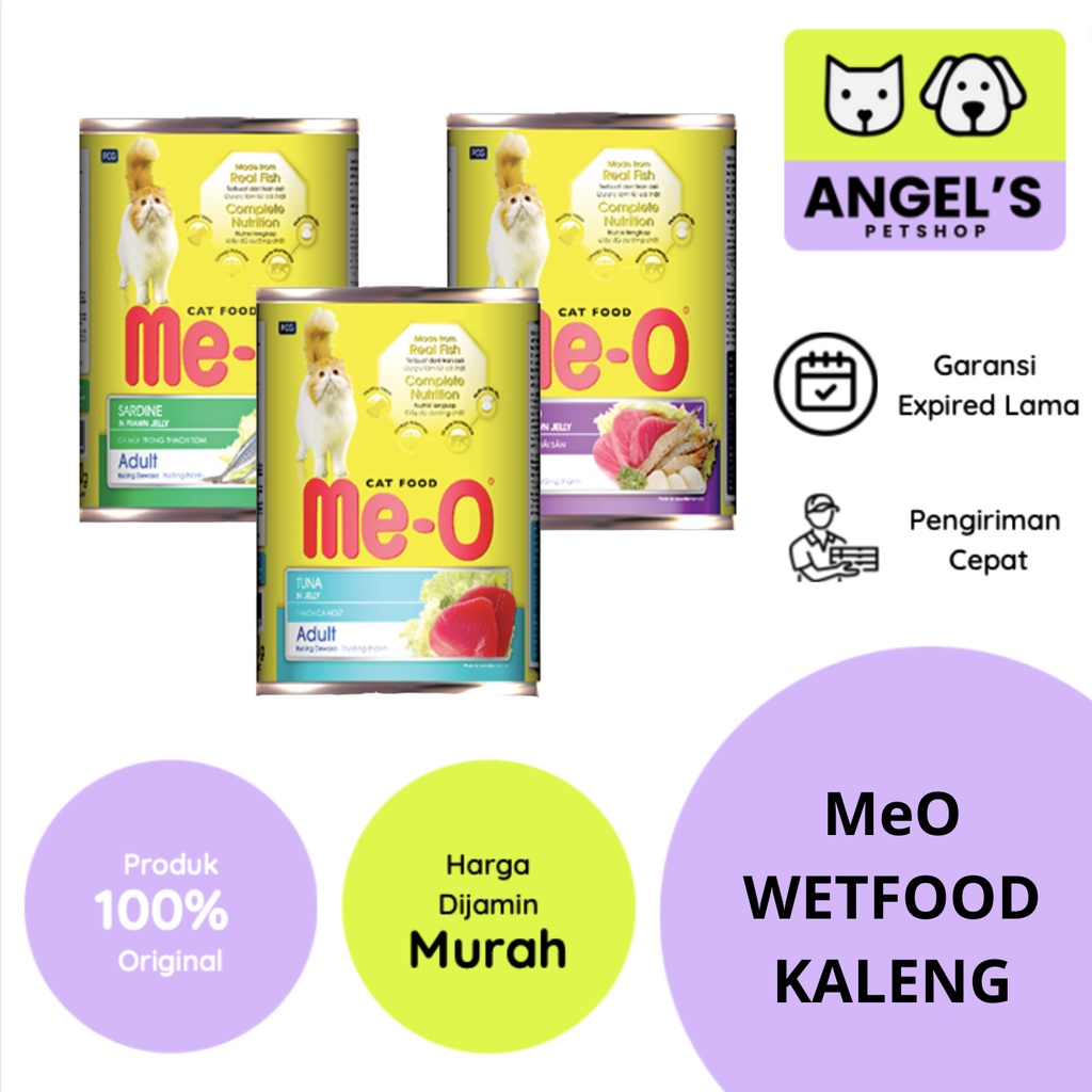 Jual Makanan Kucing MEO Adult Catfood Canned 400G Kaleng Shopee