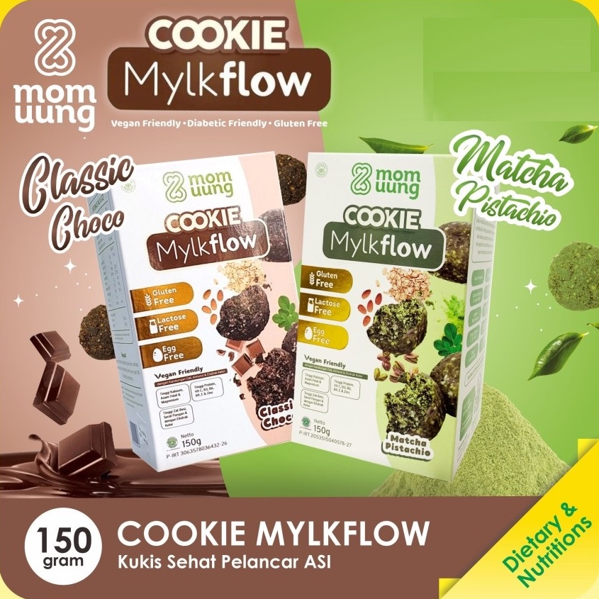 Jual MOM UUNG COOKIE MYLKFLOW All VARIAN 150 Gr Kukis Pelancar Asi