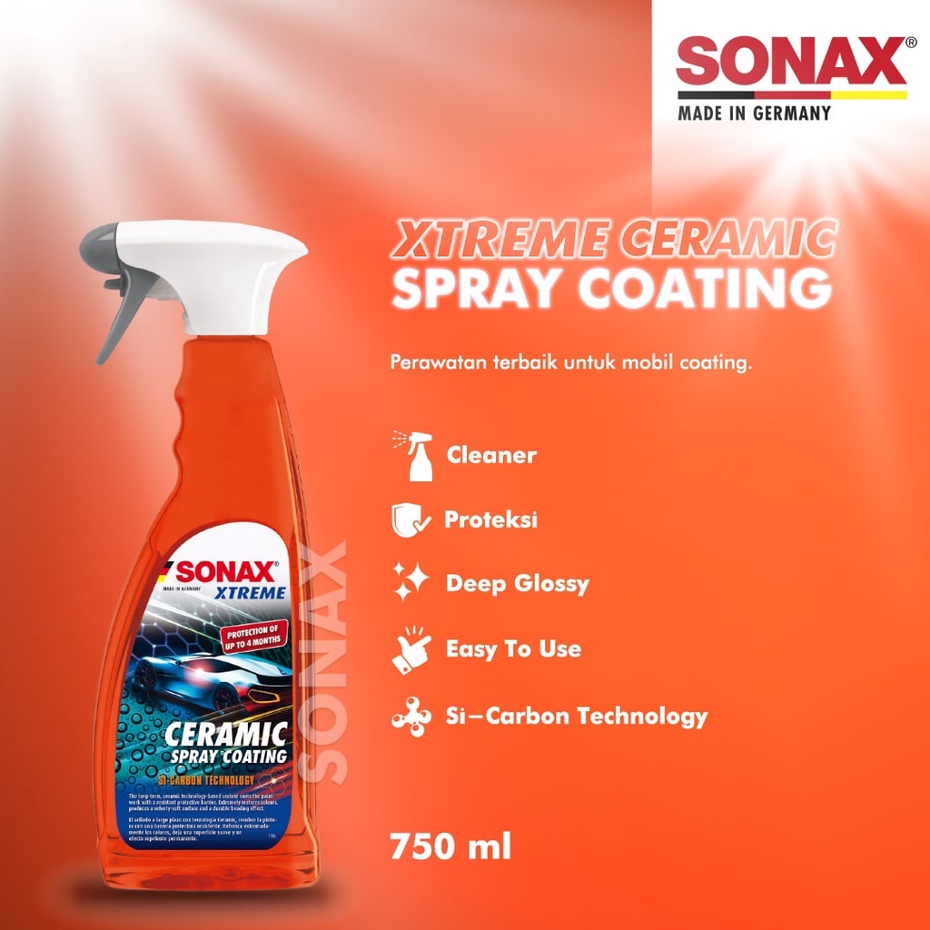 Jual Sonax Xtreme Ceramic Spray Coating Ml Coating Shopee