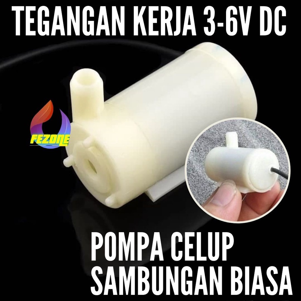 Jual Pompa Air Dc Celup Dorong Mini Micro Sambungan Biasa Submersible