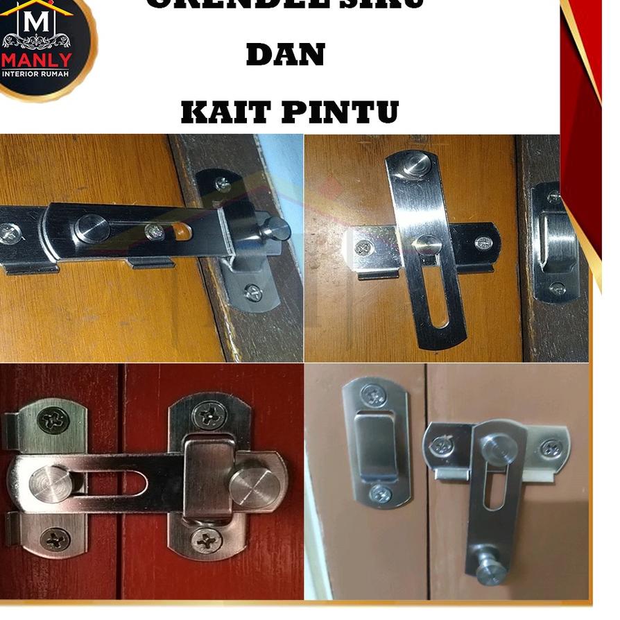 Jual Brands Festival Grendel Slot Pintu Siku Dan Kait S Kecil L