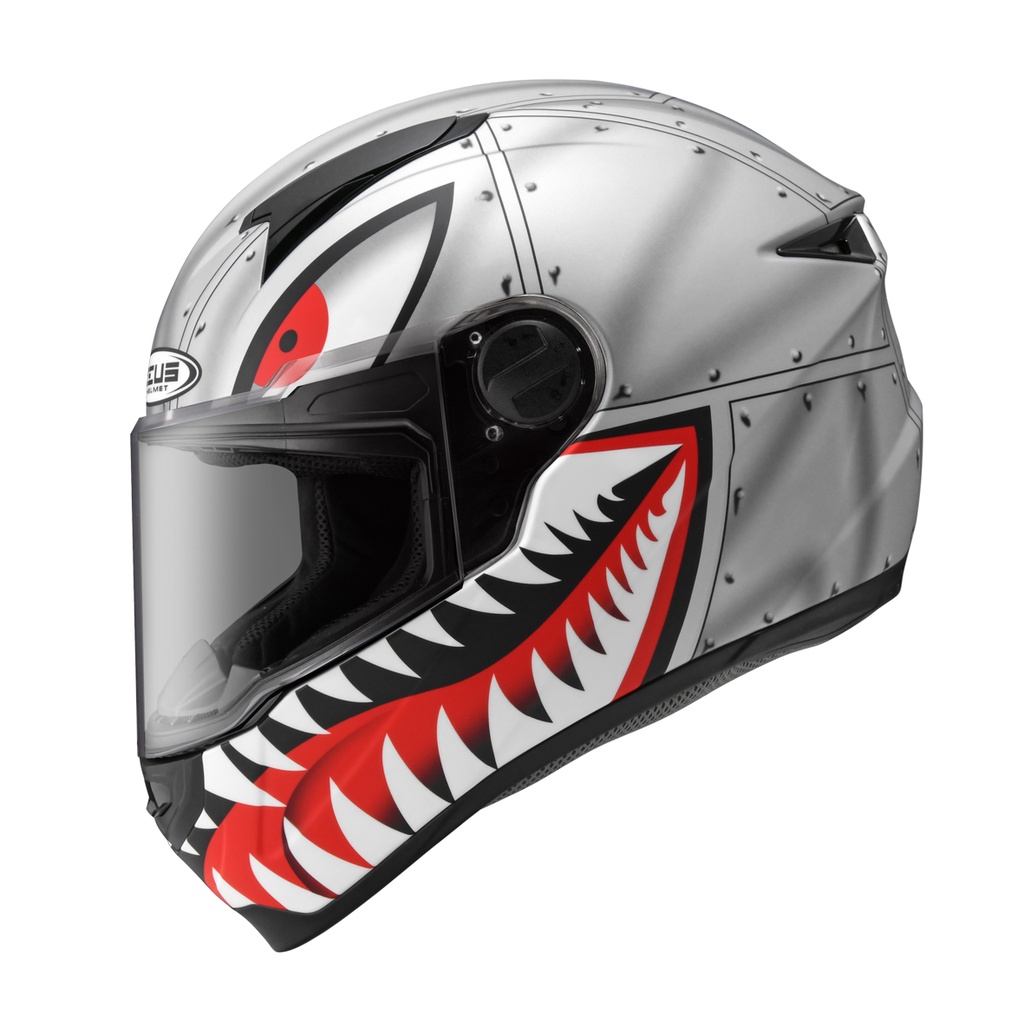 Jual Zeus Zs C Matt Sil Al Black Doff Full Face Single Flat Visor