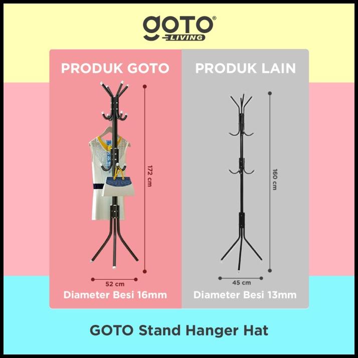 Jual Stand Hanger Gantungan Baju Tas Topi Gantungan Tiang Berdiri