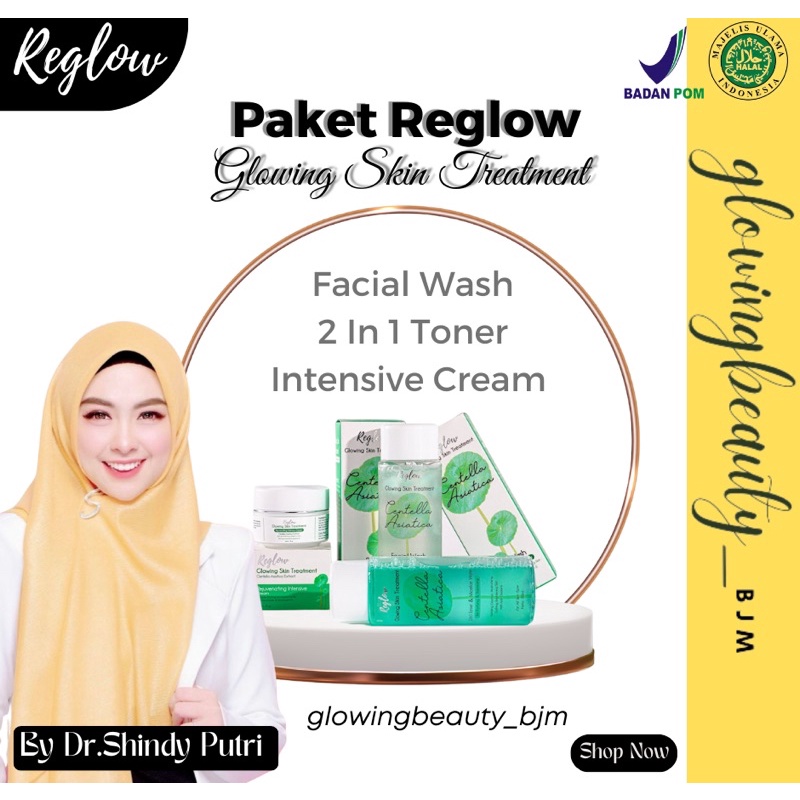 Jual Skincare Reglow Glowing Skin Treatment Toner In Facial Wash