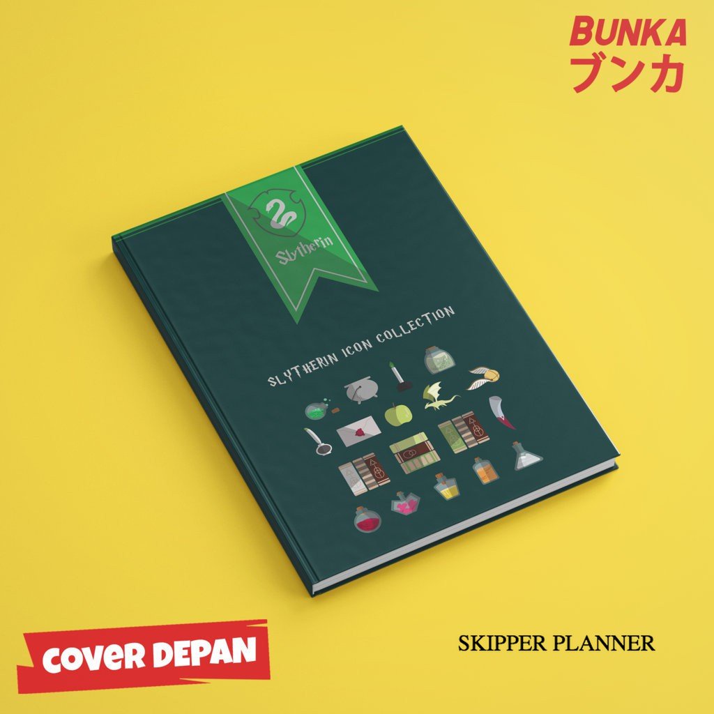 Jual Notebook Film Harry Potter Slytherin Icon Hardcover A Buku Tulis