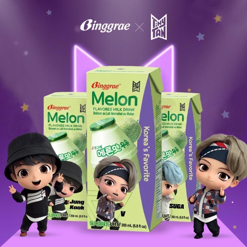 Jual Import Binggrae Banana Melon Strawberry Vanilla Peach Flavored