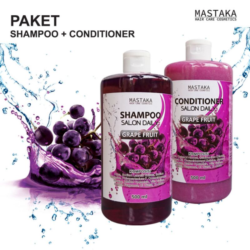 Jual Paket Salon Shampoo Conditioner Mastaka Botol Ml Shopee