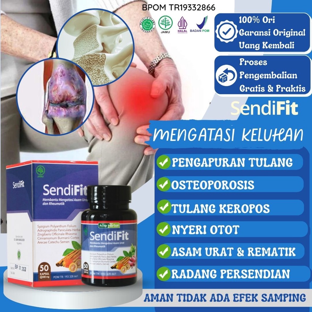 Jual Obat Pengapuran Tulang Osteoporosis Tulang Keropos Sakit Lutut