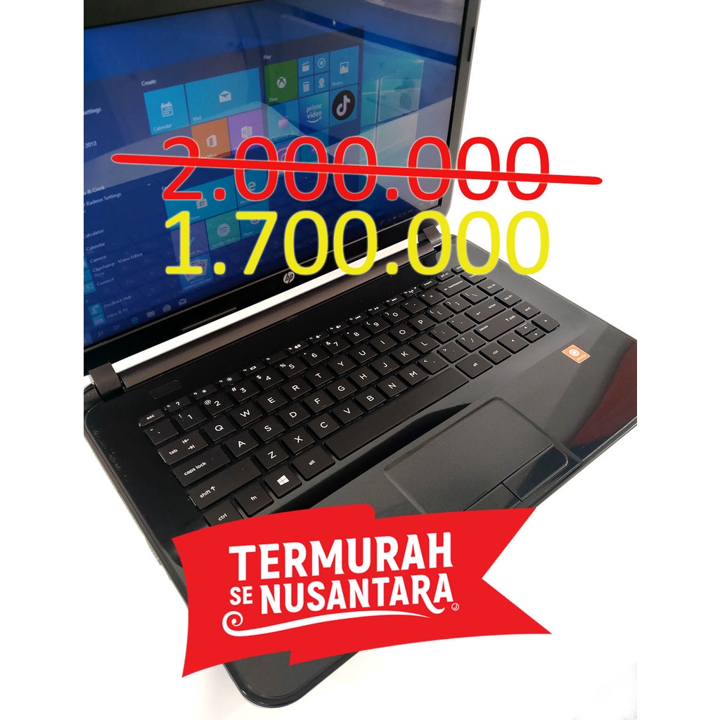 Jual Laptop HP Cuma 1JUTAan Hp 14 D010AU Shopee Indonesia