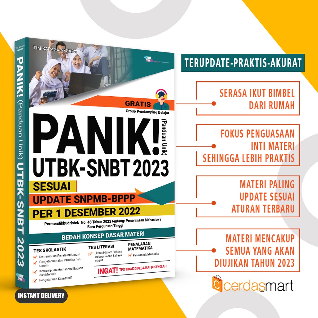 Jual Buku Snbt Buku Sbmptn Buku Tps Panik Panduan Unik Snbt