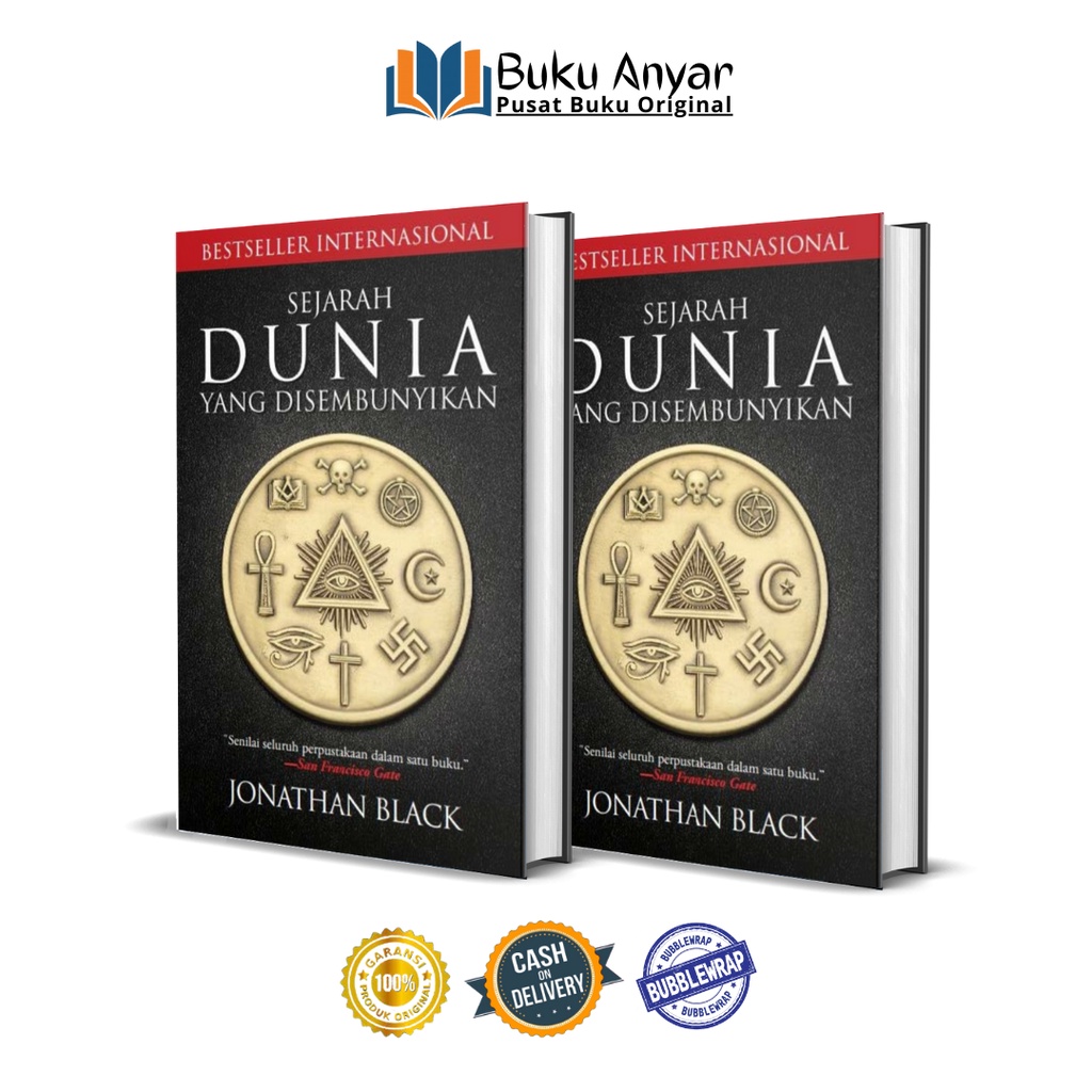 Jual Sejarah Dunia Yang Disembunyikan JONATHAN BLACK Shopee Indonesia