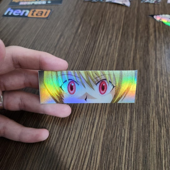 Jual Sticker Hologram Anime Slap Psh Hunter X Hunter Kurapika